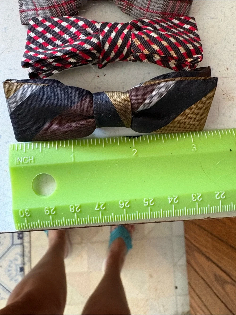 Bow Tie Set - Blue, Burgundy,gray, gold, Red, Navy set of 7 Boys Multi-Pattern